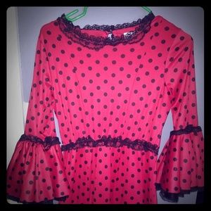 Flamenco dancer costume